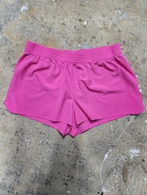 Hot Pink Bike Shorts | Elastic Waist | Lightweight Activewear